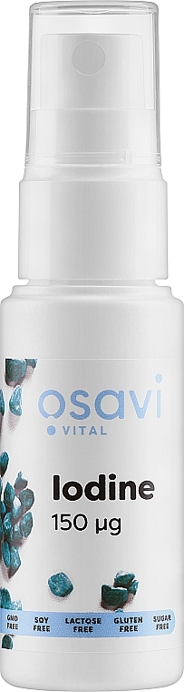 Пищевая добавка-спрей "Йод", со вкусом вишни - Osavi Iodine Oral Spray — фото N1