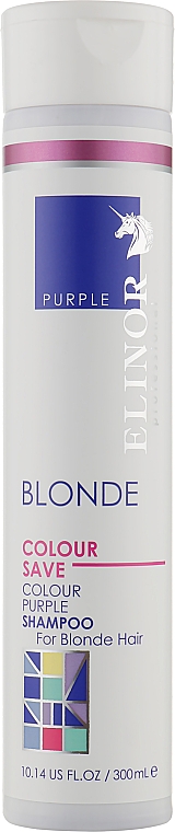 Шампунь фиолетовый для осветленных волос - Elinor Colour Purple Shampoo For Blonde Hair
