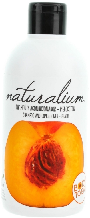 Шампунь-кондиціонер для волосся Персик - Naturalium  — фото N1