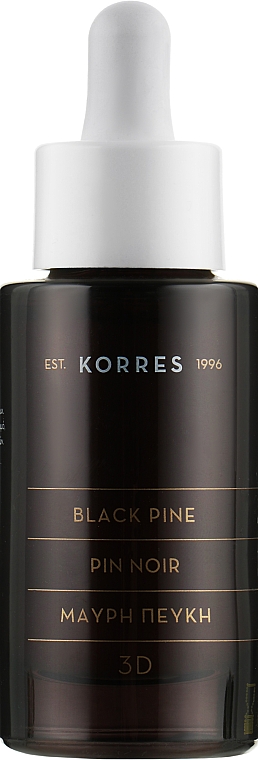 Укрепляющая сыворотка с черной сосной 3D лифтинг - Korres Black Pine Firming, Nourishing, Antiwrinkle Action Active-Oil