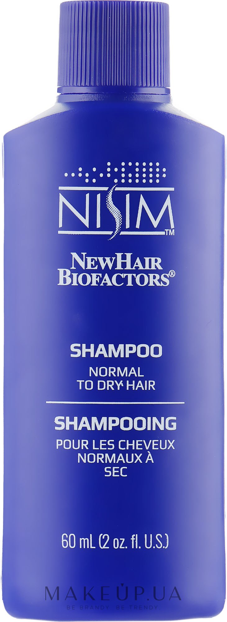 Шампунь для сухого та нормального волосся, від випадіння - Nisim NewHair Biofactors Shampoo — фото 60ml