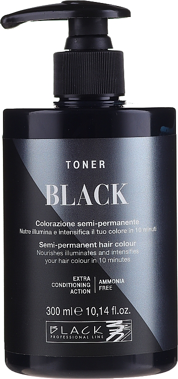 Тонер для волосся - Black Professional Line Semi-Permanent Coloring Toner