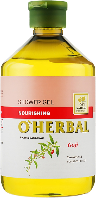 Питательный гель для душа с экстрактом годжи - O'Herbal Nourishing Shower Gel