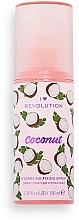 Духи, Парфюмерия, косметика Спрей фиксирующий макияж - I Heart Revolution Fixing Spray Coconut 