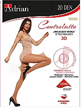 Колготки для жінок "Controlatto 3D" 20 Den, claro - Adrian — фото N1