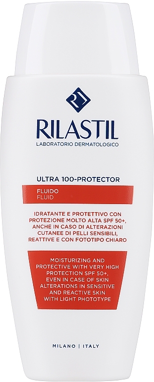Сонцезахисний флюїд для обличчя та тіла - Rilastil Sun System Ultra 100-Protector SPF50+ — фото N1