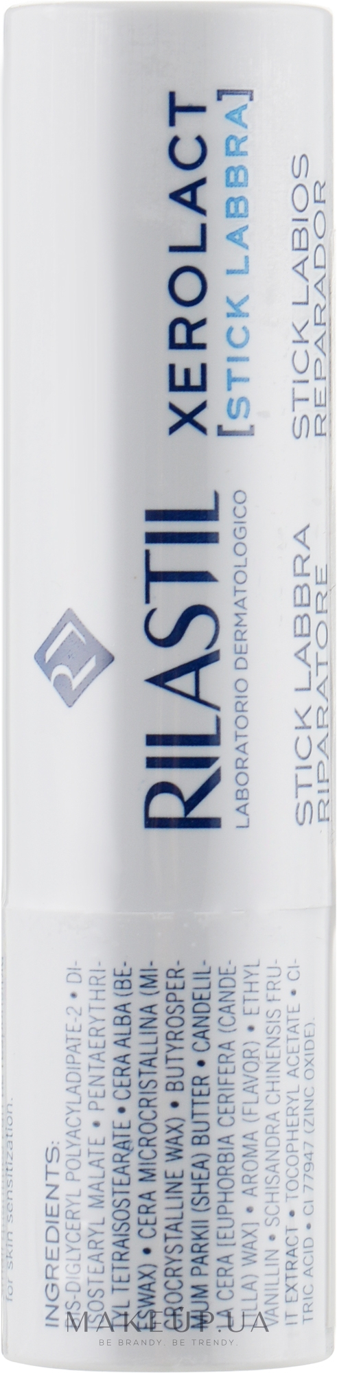 Восстанавливающая и защитная помада для губ - Rilastil Xerolact Stick Labbra Riparatore — фото 4.8g