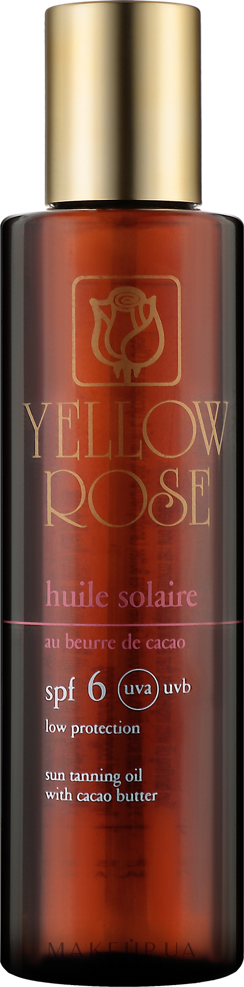 Масло для загара SPF6 - Yellow Rose Huile Solaire — фото 200ml