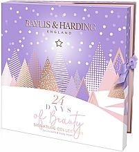 Набір "Адвент-календар - Baylis & Harding Jojoba, Vanilla & Almond Oil Luxury 24 Days Of Beauty Advent Calendar Gift Set — фото N1