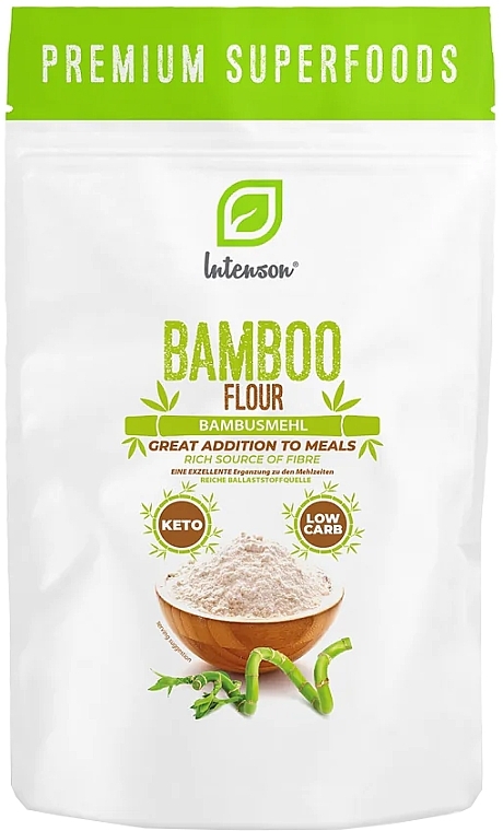 Бамбуковая мука кето - Intenson Bamboo Flour — фото N1