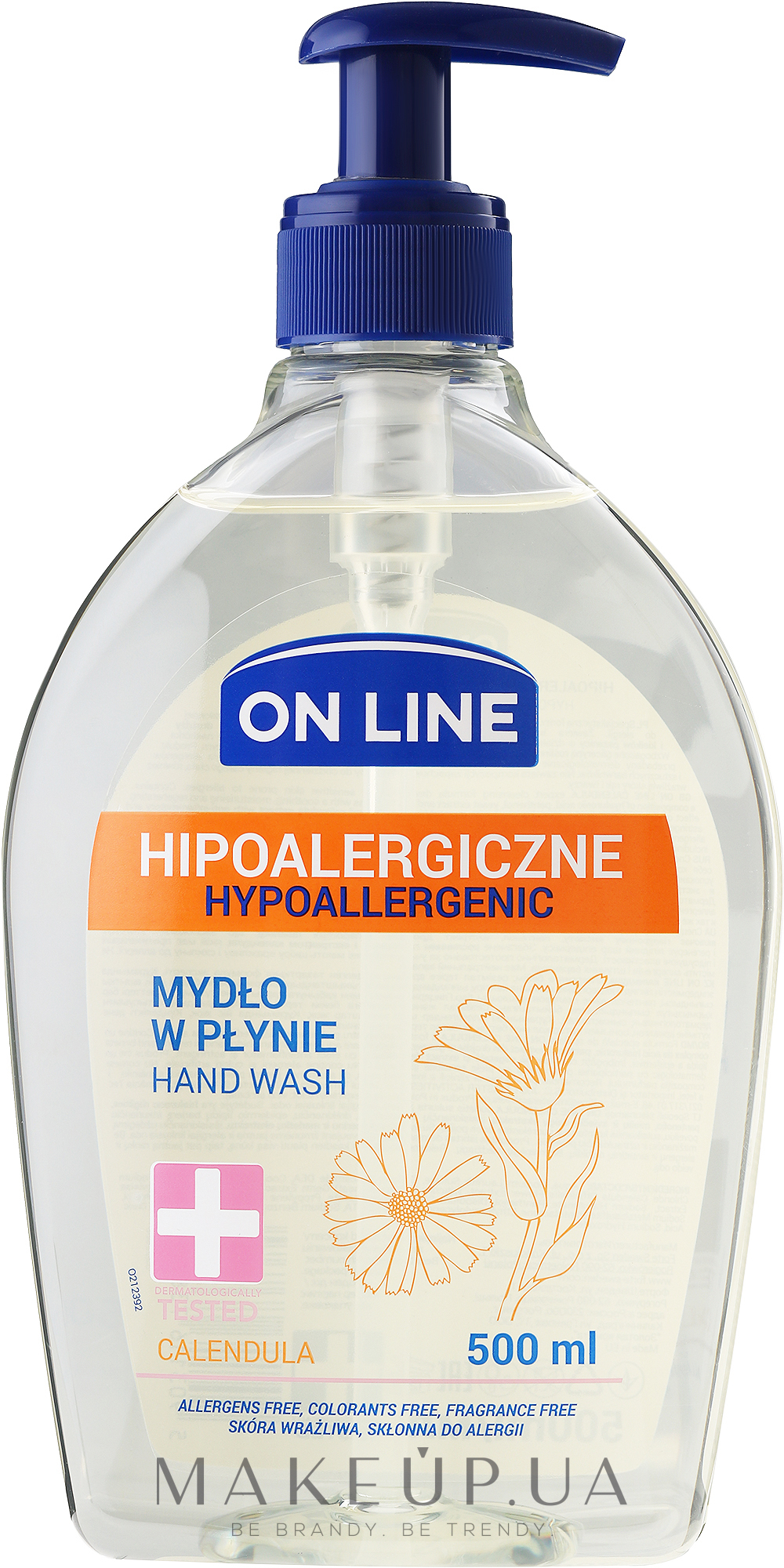 Рідке мило - On Line Hypoallergenic Calendula Soap — фото 500ml