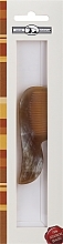 Гребінь для бороди, 8 см - Golddachs Handcrafted Horn Beard Comb — фото N2