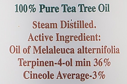 Олія чайного дерева 100% органічна - Tea Tree Therapy Tea Tree Oil — фото N3