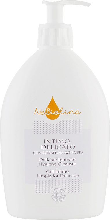 Гель для интимной гигиены - NeBiolina Dermo Detergente Intimo Delicado — фото N1