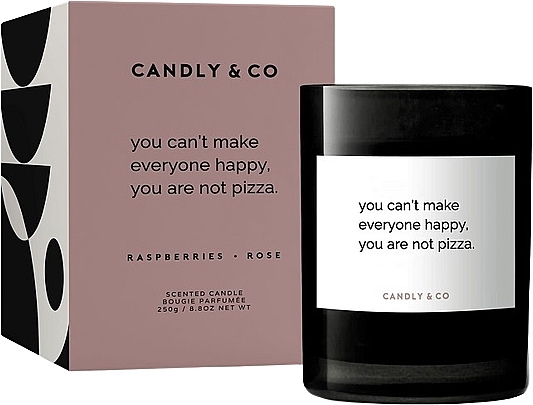 Ароматическая свеча - Candly & Co No.7 You Can't Make Everyone Happy, You Are Not Pizza Scented Candle — фото N1