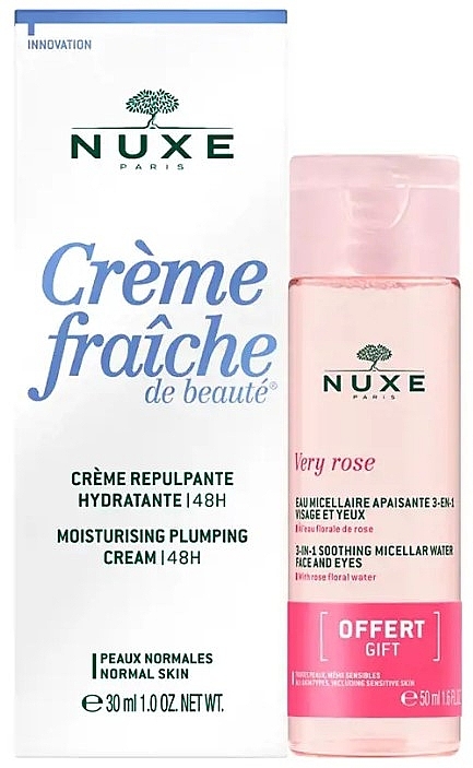 Набір - Nuxe Creme Fraiche De Beaute (f/cr/30ml + mic/water/50ml) — фото N1