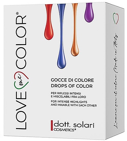 Жидкие капли краски - Dott. Solari Love Me Color Drops Of Color — фото N1