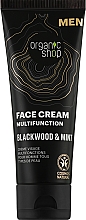 Парфумерія, косметика Крем для обличчя "Blackwood and Mint" - Organic Shop Men Face Cream