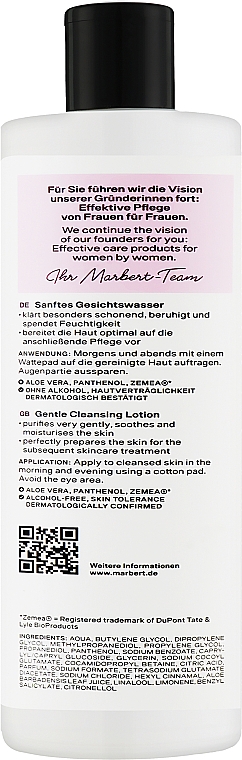 Нежный лосьон для чувствительной и сухой кожи - Marbert Soft Cleansing Sanftes Gesichtswasser — фото N2