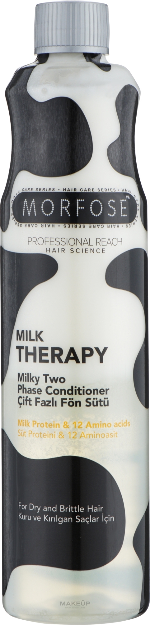 Двофазний кондиціонер для волосся - Morfose Milk Therapy Two Phase Conditioner — фото 400ml