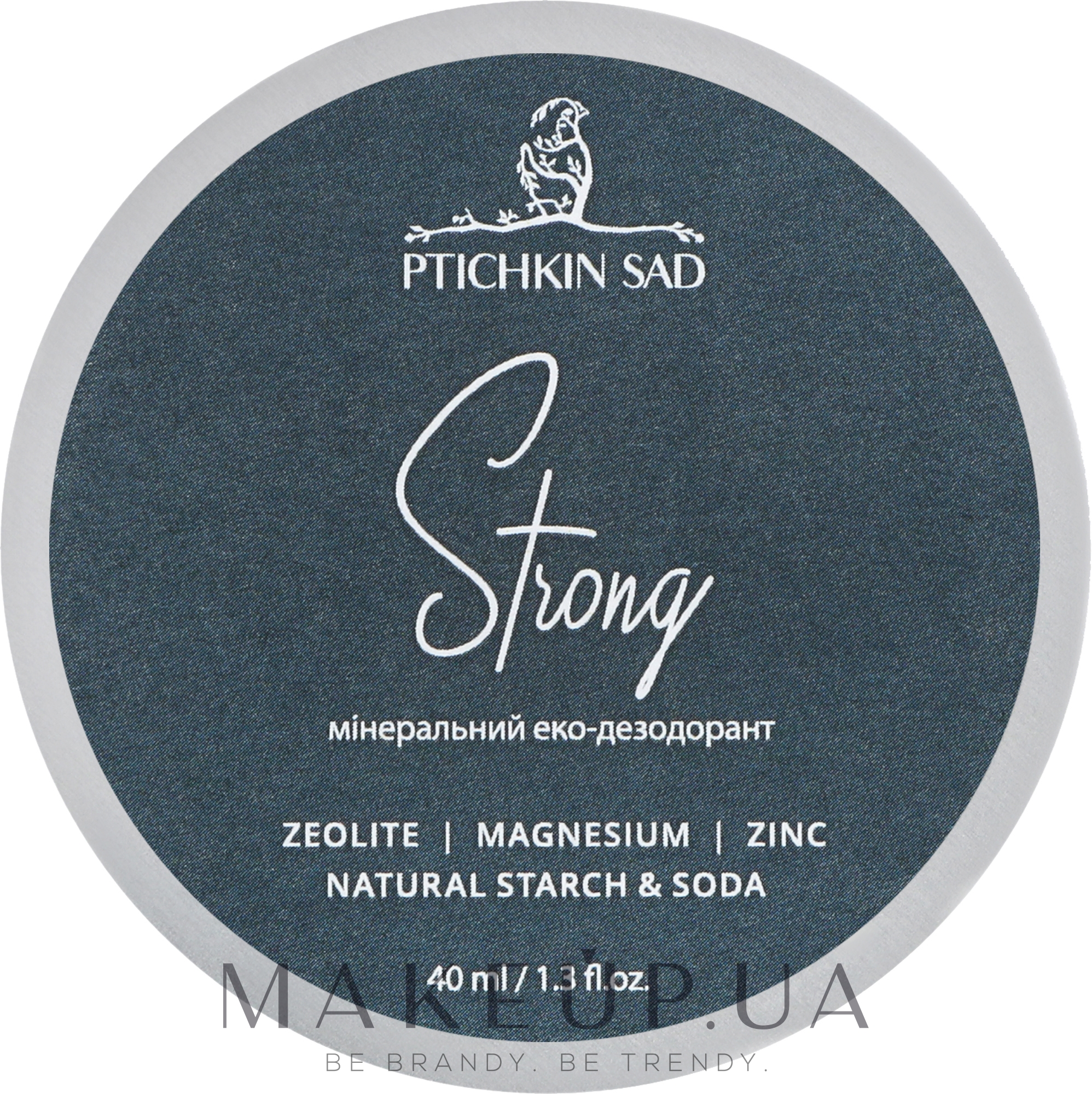 Натуральный содовый крем-дезодорант "Strong" - Ptichkin Sad — фото 40ml