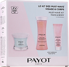 Духи, Парфюмерия, косметика Набор - Payot Hydra 24+ Must-Have Kit Face & Body (cr/50ml + sh/oil/125ml + b/lot/25ml)