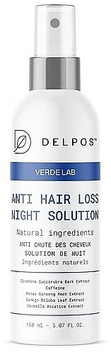 Ночной спрей против выпадения волос - Delpos Anti Hair Loss Night Solution  — фото N1