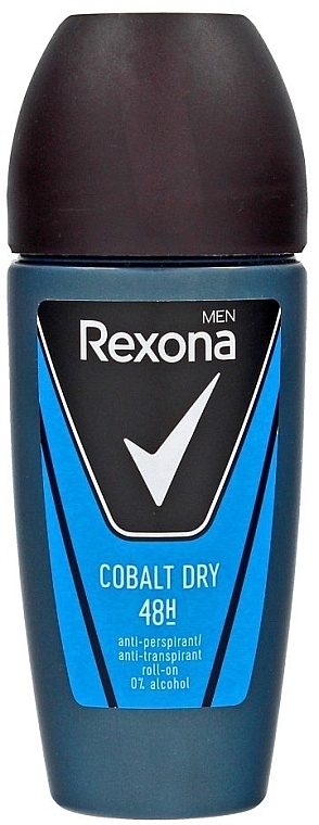Антиперспірант-ролик - Rexona 48h Cobalt Dry Roll-On — фото N1