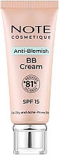 Парфумерія, косметика BB крем для обличчя - Note Anti-Blemish ВВ Cream 