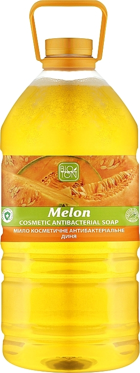 Мыло антибактериальное "Дыня" - Bioton Cosmetics Melon Liquid Soap (дой-пак)