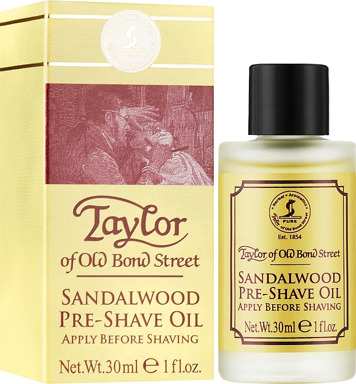 Олія для гоління "Сандалове дерево" - Taylor of Old Bond Street Sandalwood Pre-Shave Oil — фото N2