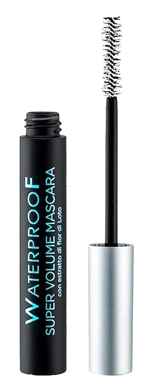 Водостійка туш для вій - Bottega Verde Super Volume Waterproof Mascara With Lotus Flower Extract — фото N1