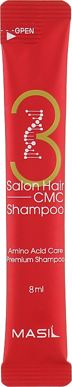 Шампунь с аминокислотами - Masil 3 Salon Hair CMC Shampoo (пробник) — фото N6