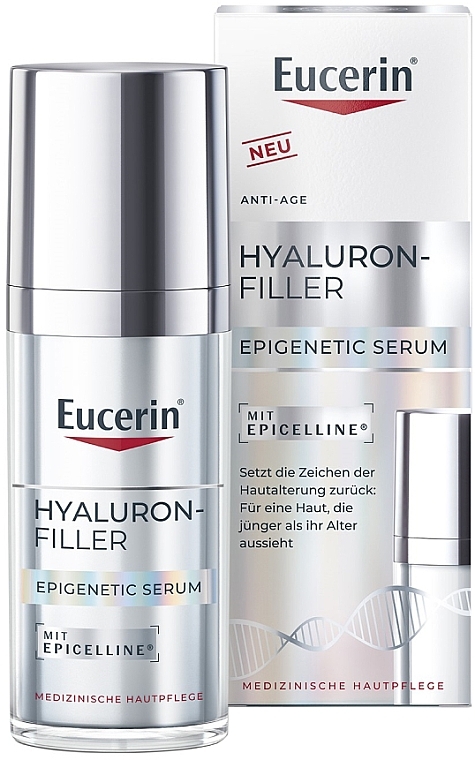 Епігенетична сироватка для обличчя - Eucerin Hyaluron-Filler Epigenetic Serum — фото N2