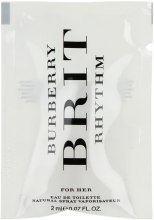 Духи, Парфюмерия, косметика Burberry Brit Rhythm For Her - Туалетная вода (пробник)
