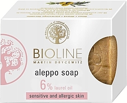 Духи, Парфюмерия, косметика Мыло алеппское с лавровым маслом 6% - Bioline Aleppo Soap