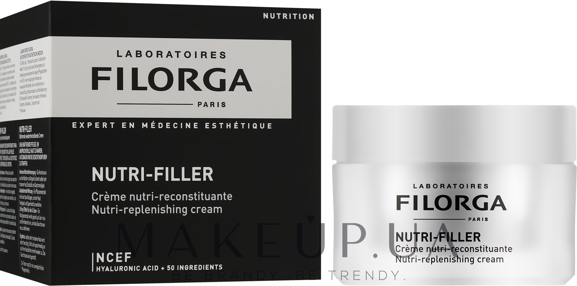 Питательный крем-лифтинг для лица - Filorga Nutri-Filler Replenishing Cream — фото 50ml