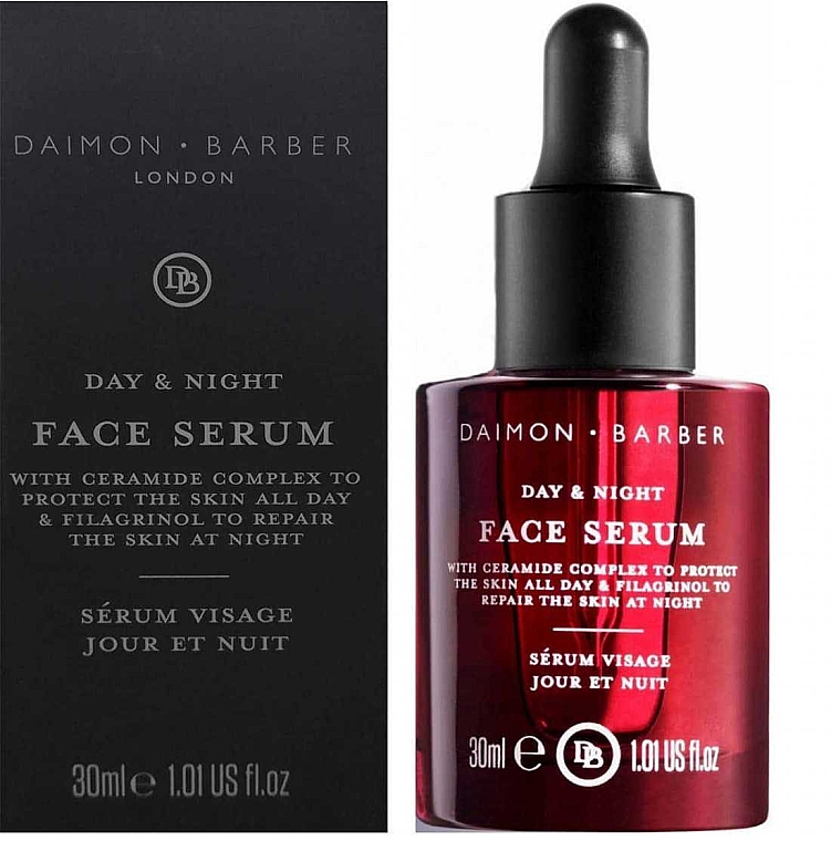 Сироватка для обличчя - Daimon Barber Day & Night Face Serum — фото N1