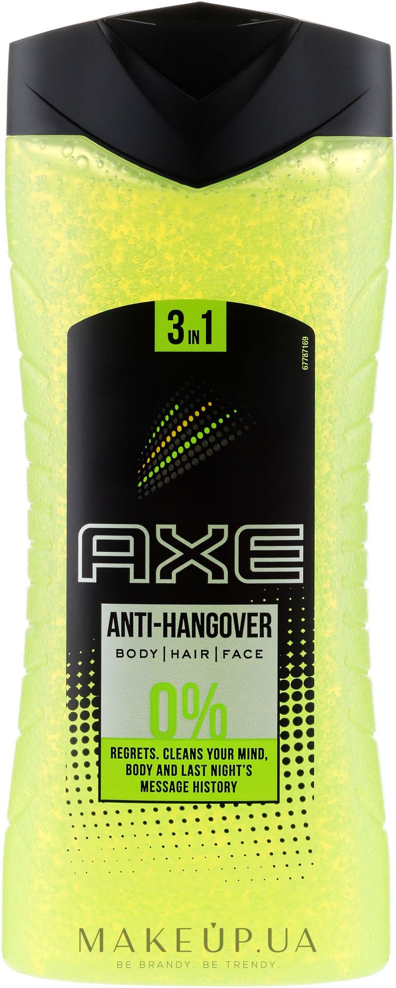 Гель для душа "Перезагрузка" - Axe Shower Gel Anti-Hangover 3in1 — фото 400ml