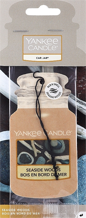 Ароматизатор автомобильный сухой - Yankee Candle Classic Car Jar Seaside Woods — фото N1