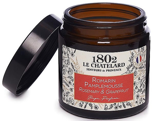 Ароматическая свеча "Розмарин-грейпфрут" - Le Chatelard 1802 Rosemary & Grapefruit Scented Candle