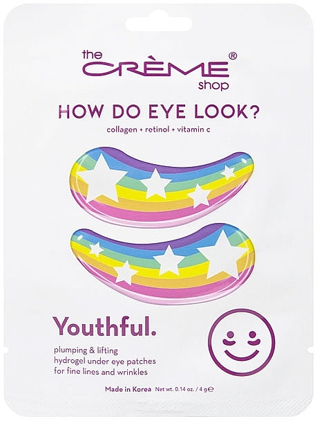 Патчі проти темних кругів під очима - The Creme Shop Hydrogel Eye Patches How Do Eye Look Vibrant — фото N1