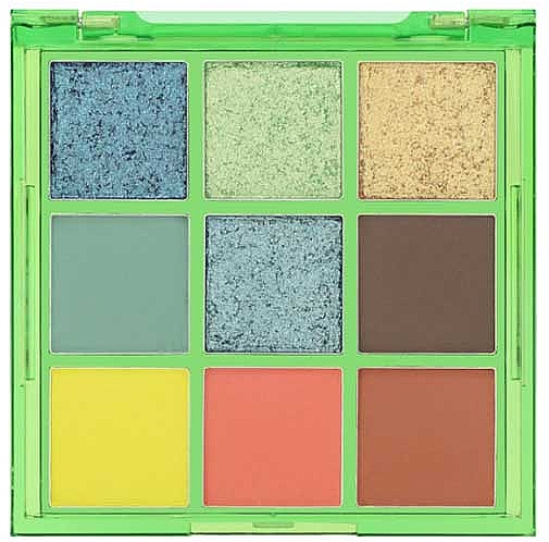 Палетка теней для век - W7 Pressed Pigment Palette Jungle Colour — фото N2