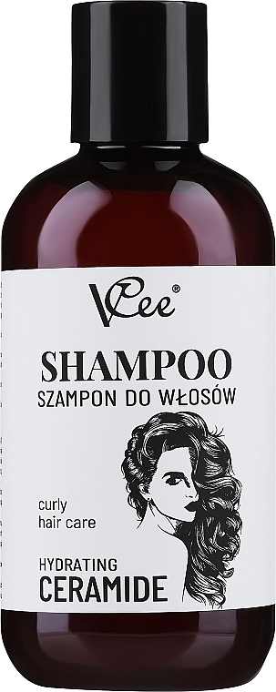 Шампунь з керамідами для кучерявого волосся - VCee Hydrating Shampoo For Curly Hair Type With Ceramides — фото N1