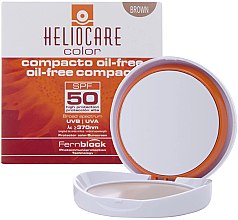 Компактна крем-пудра для жирної та комбінованої шкіри - Cantabria Labs Heliocare Color Compact Oil-Free Spf 50 — фото N1
