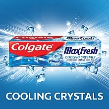 Зубная паста - Colgate Max Fresh Cooling Crystals +10 Longer Lasting Cooling — фото N8