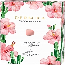 Духи, Парфюмерия, косметика Набор - Dermika Blooming Skin (f/emul/50ml + f/serum/200ml)