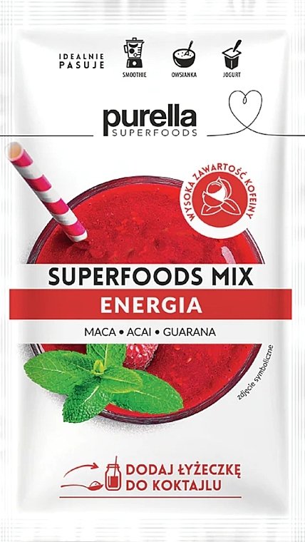 Харчова добавка "Суміш суперфудів для енергії" - Purella Superfoods Mix Energy — фото N1