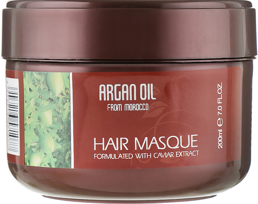 Маска для волос с экстрактом икры - Clever Hair Cosmetics Morocco Argan Oil Mask — фото N1