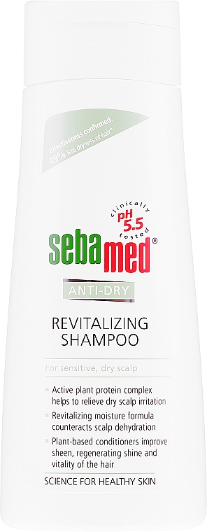 Шампунь "Увлажняющий" - Sebamed Anti-dry Revitalizing Shampoo — фото N2